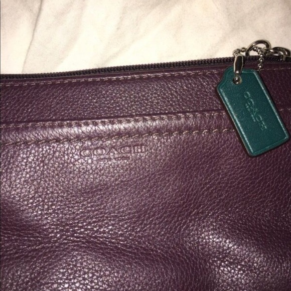 Pretty Purple Coach Wristlet - Picture 3 of 4